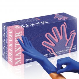Rękawiczki M nitrylowe...