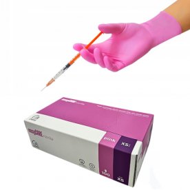 Rękawiczki RÓŻOWE XS...