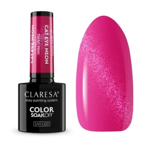 Claresa-lakier-hybrydowy-Cat-Eye-Neon-Dark-Pink-5g.webp