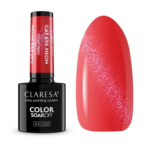 Claresa-lakier-hybrydowy-Cat-Eye-Neon-Light-Pink-5g.webp